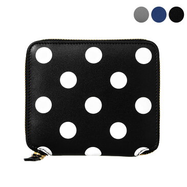 コムデギャルソン COMME DES GARCONS 財布 ラウンドファスナー二つ折り財布 [ポルカドットプリント] POLKA DOTS PRINTED SA2100PD [全2色]