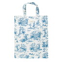 ハロッズ エコバッグ エコバッグ ECO BAG バッグ エコバッグ ブルー HARRODS TOILE MEDIUM SHOPPER BAG BLUE【A4】【英国】