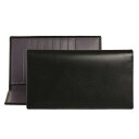 エッティンガー 長財布（メンズ） エッティンガー ETTINGER 財布 メンズ 長財布 ブラック COAT WALLET WITH 8 C/C ST806AJR BLACK/PURPLE PURPLE/STERLING COLLECTION【英国】【mkd_5】