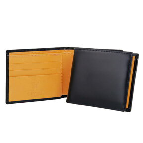 エッティンガー ETTINGER 財布 メンズ 二つ折り財布（小銭入れ付き） ネイビー ブライドルレザー BILLFOLD WITH 3 C/C & COIN PURSE BH141JR NAVY BRIDLE HIDE COLLECTION【英国】【mkd_5】