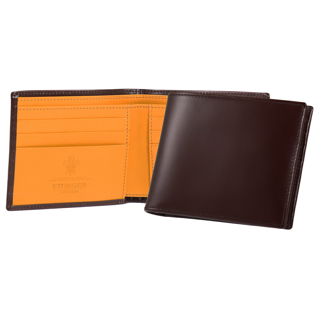 エッティンガー ETTINGER 財布 メンズ 二つ折り財布 ナッツブラウン ブライドルレザー BILLFOLD WITH 6 C/C BH030CJR NUT BRIDLE HIDE COLLECTION【英国】