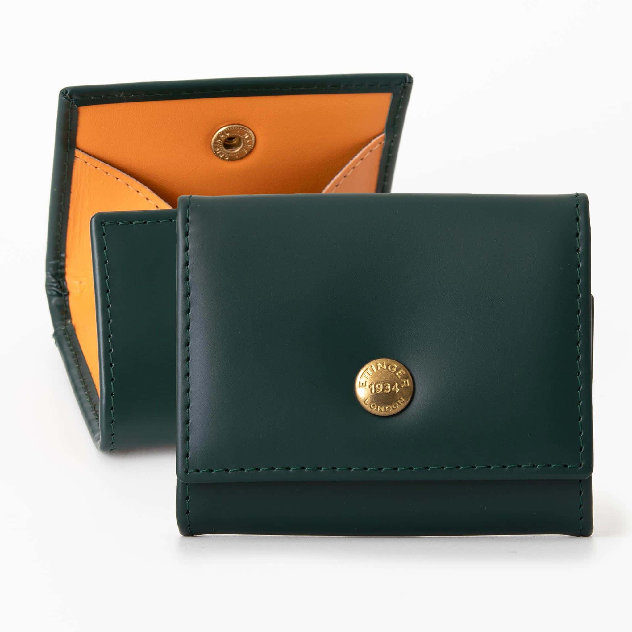 åƥ󥬡 ETTINGER   󥱡 ꡼ ֥饤ɥ쥶 COIN PURSE BH145J GREEN B...