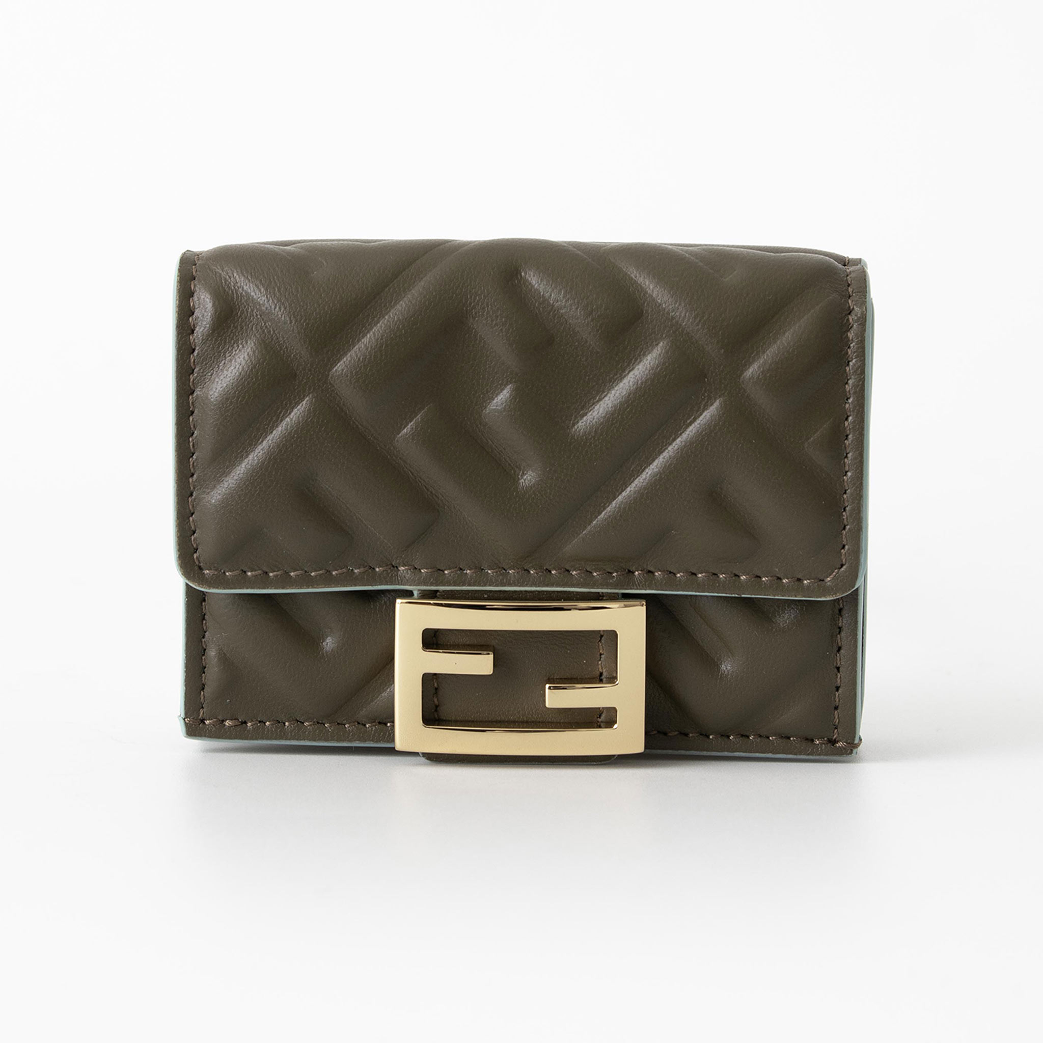 フェンディ FENDI 財布 三つ折り財布 BAGUETTE MICRO TRIFOLD WALLET [バゲット] 8M0395 AT00 レディース【ミニ財布】