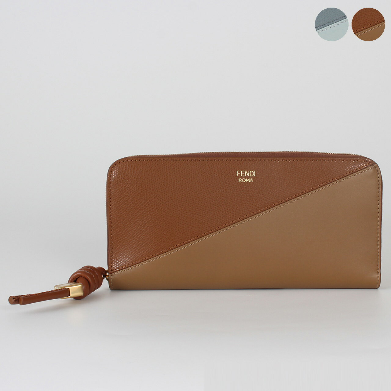 フェンディ FENDI 財布 ラウンドファスナー長財布 FF DIAMONDS ZIP AROUND LARGE [FFダイヤモンド ジップアラウンド 長財布] レディース 8M0517 AYCA【2026SS】