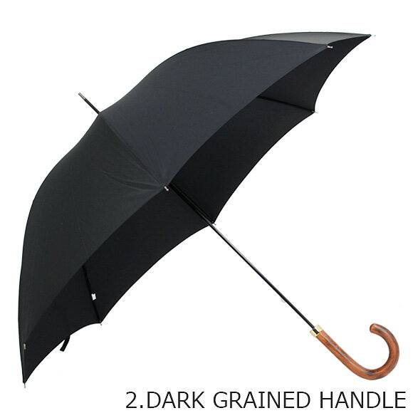 【ポイント5倍】フォックスアンブレラズ FOX UMBRELLAS 傘 メンズ 長傘 ASSORTED POLISHED HARDWOOD HANDLES GM1 [全2色]【国内配送】【英国】【レイングッズ】