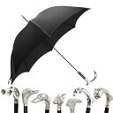 フォックスアンブレラズ FOX UMBRELLAS 傘 メンズ 長傘 アニマルヘッド NICKEL FINISH ANIMAL HEAD HANDLE GT29 全7種 【晴雨兼用】【国内配送】【レイングッズ】【英国】