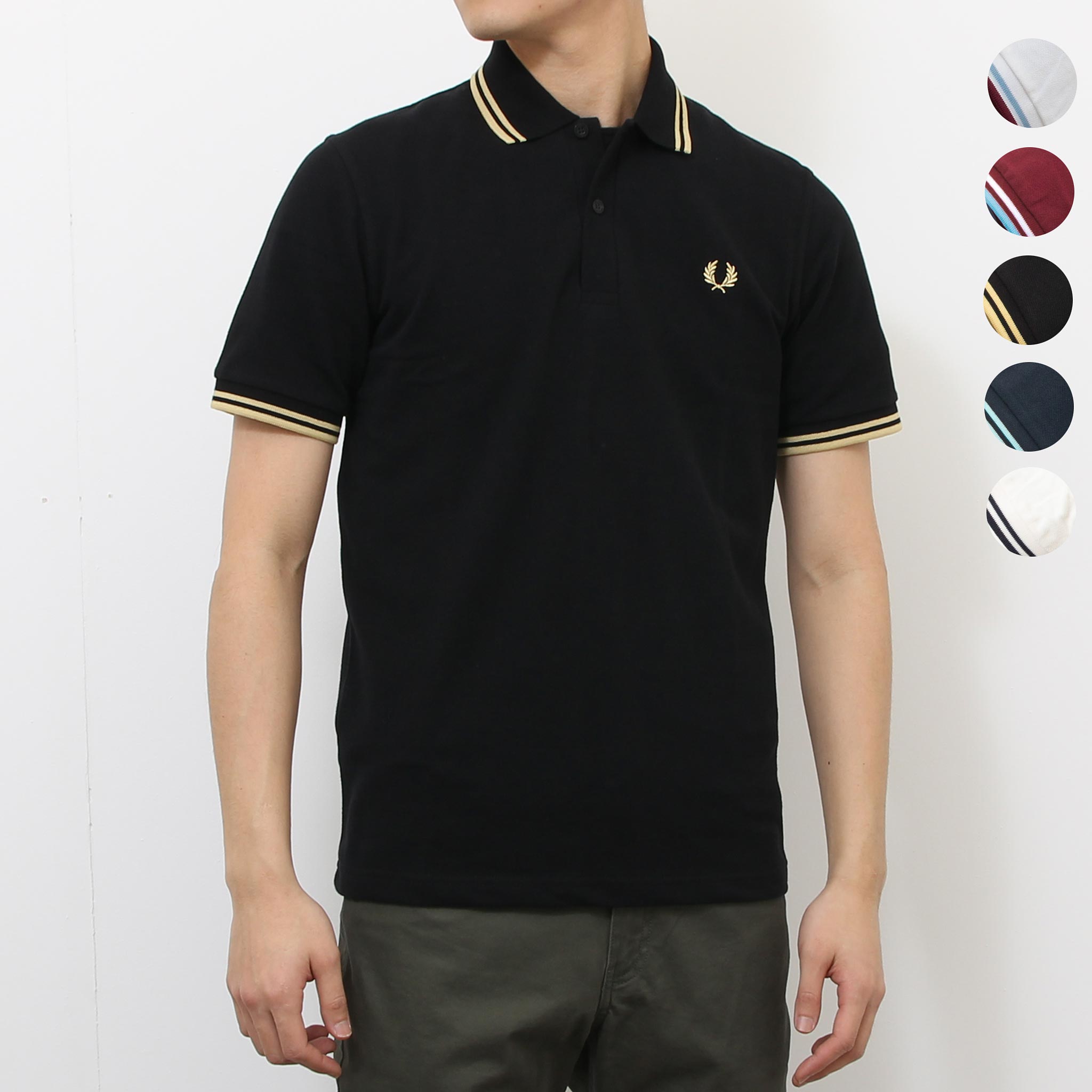 フレッドペリー フレッドペリー FRED PERRY メンズ ポロシャツ TWIN TIPPED FRED PERRY SHIRT M12 [全5色]【英国】