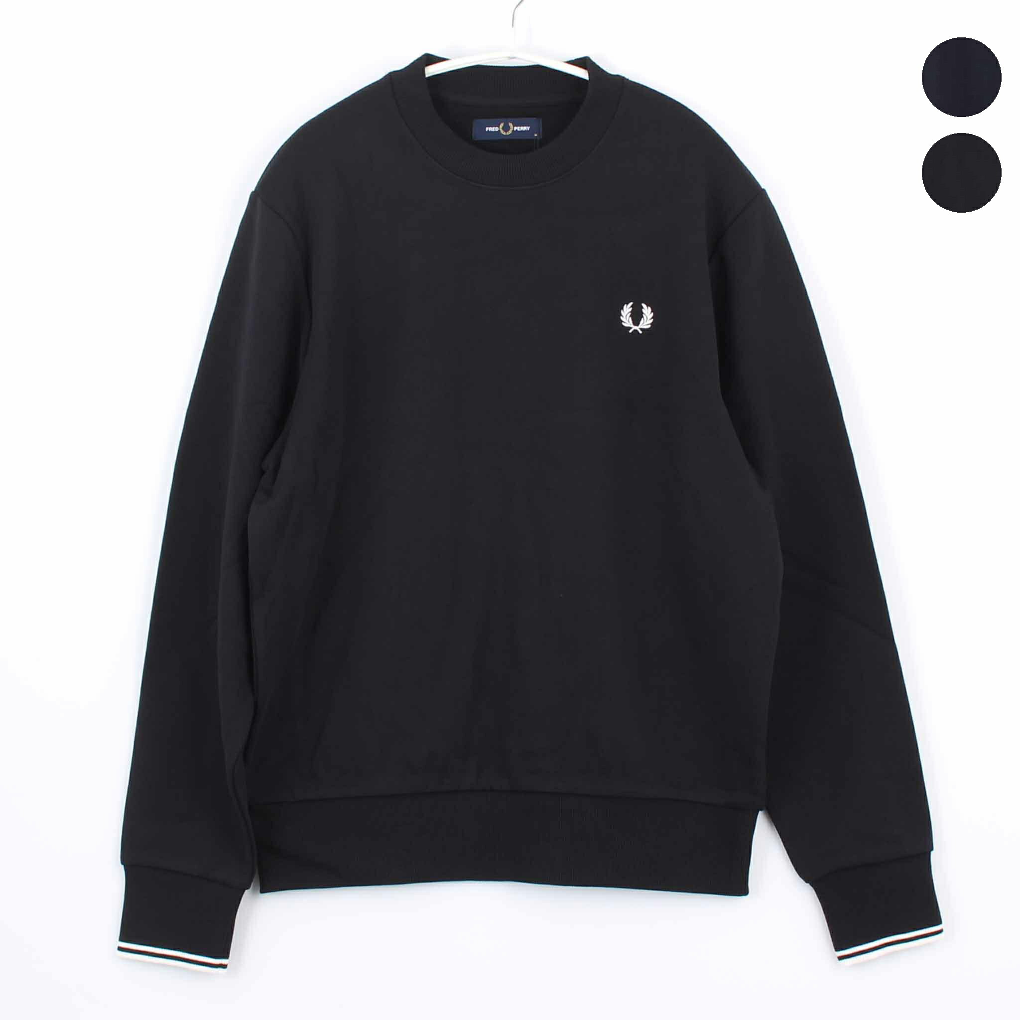 乐天商城 - フレッドペリー FRED PERRY スウェット CREW NECK SWEATSHIRT メンズ M7535【英国ブランド】