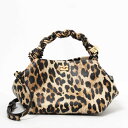 ガニー GANNI バッグ 2WAYハンド/ショルダーバッグ レオパード GANNI BOU BAG SMALL PRINT A6494 レディース【2025S...