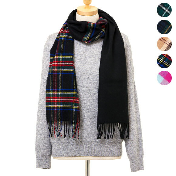 グレンプリンス GLEN PRINCE ストール 100％ LAMBSWOOL PATCHWORK SCARF SLS116 [全5色]【英国】