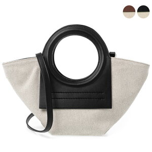 إ塼 HEREU Хå ǥ 2WAYϥ/Хå CALA MINI CANVAS TOTE BAG WITH LEATHER STRAP [2]