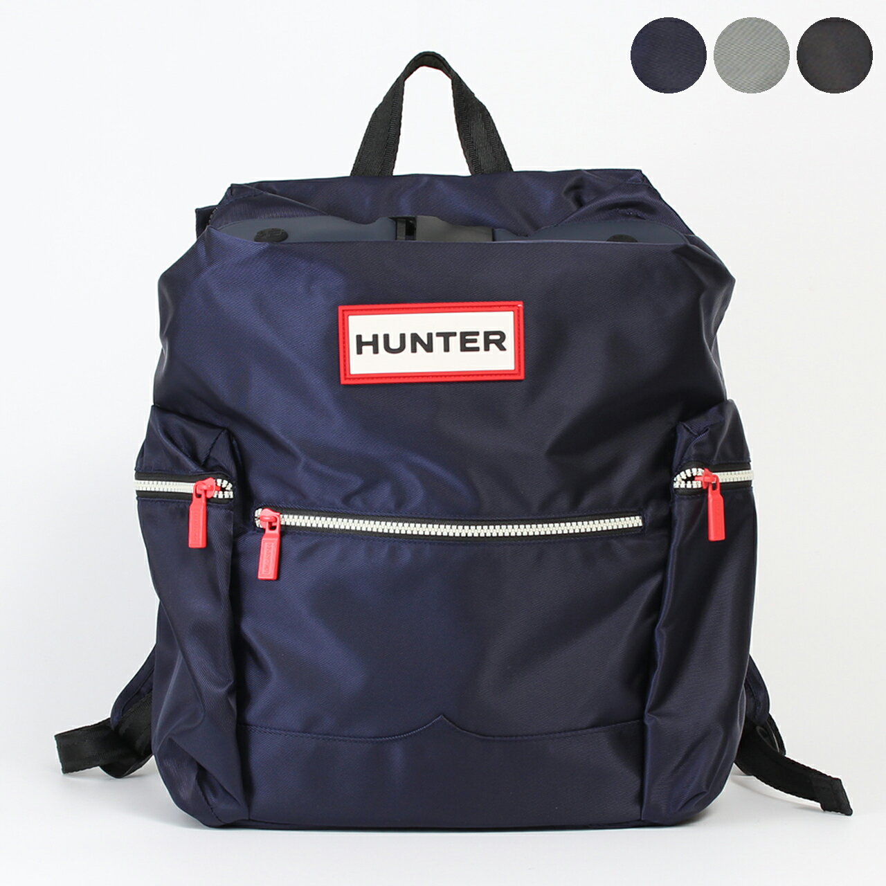 乐天商城 - ハンター HUNTER バッグ バックパック NYLON LARGE TOPCLIP BACKPACK メンズ レディース UBB6017ACD【レイングッズ】【A4】【英国ブランド】