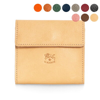 イルビゾンテ IL BISONTE 財布 レディース メンズ 三つ折り財布 CLASSIC MEDIUM WALLET C0455 SMW022 PV0001 / PV0005【ミニ財布】