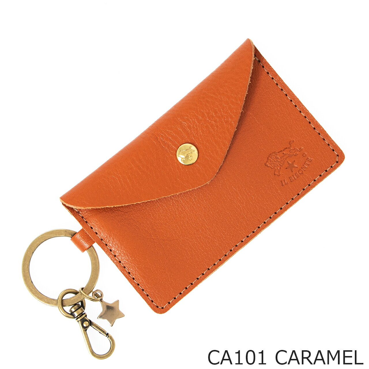 【ポイント3倍】イルビゾンテ IL BISONTE 財布 メンズ レディース キーリング付き カードケース/コインケース CLASSIC SCARLINO KEY HOLDER C0928 SKH042 PV0004/PV0005 [全6色]【2022SS】