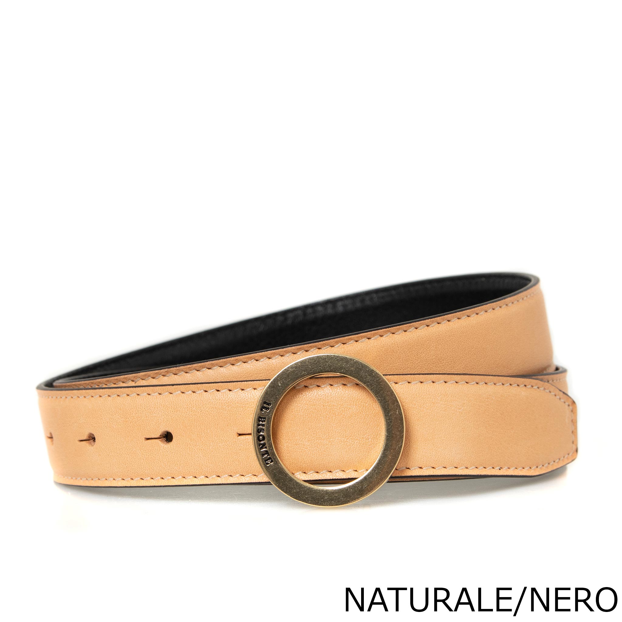 イルビゾンテ IL BISONTE レディース ベルト BELT BIGALLO SBE103 PV0001