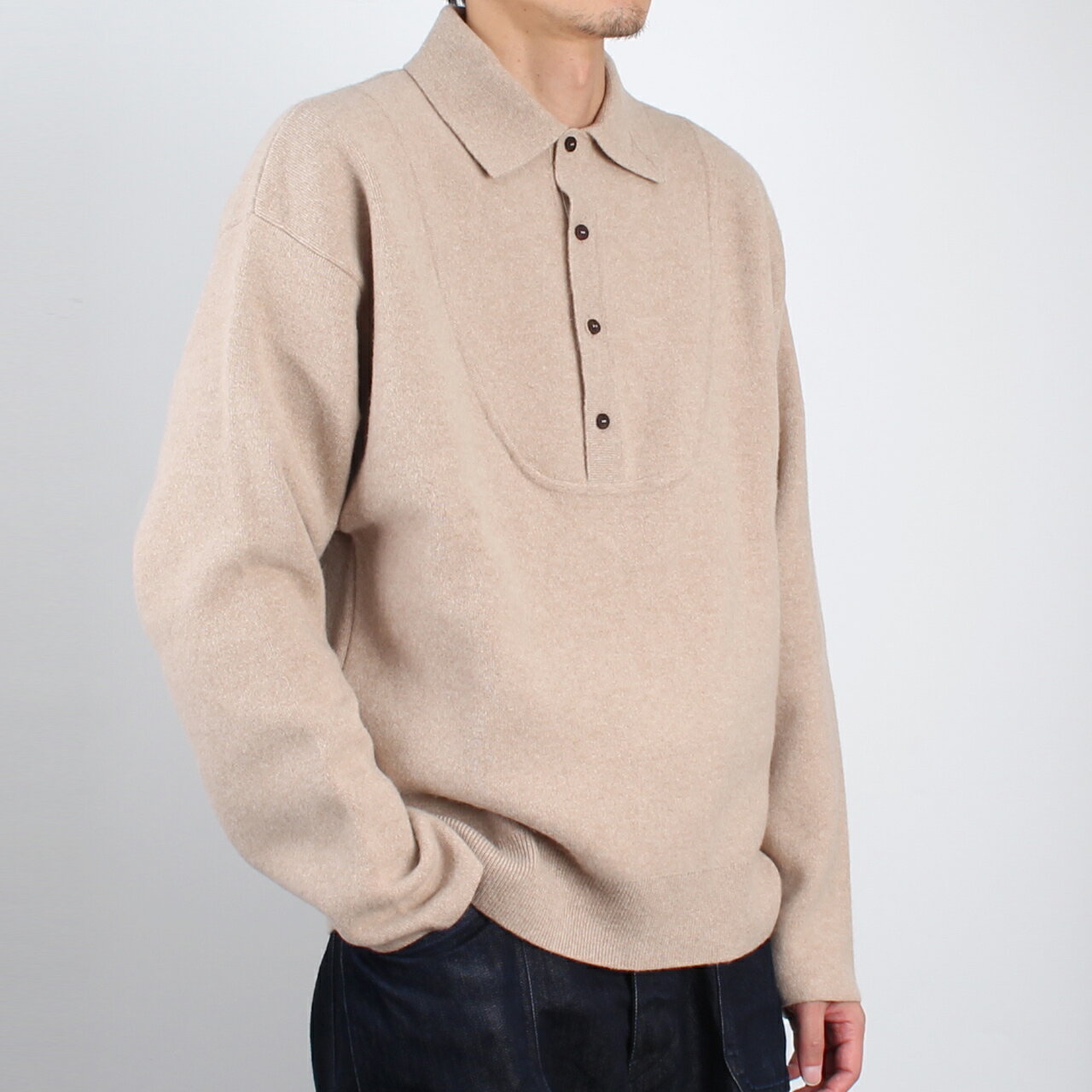 乐天商城 - ジャックムス JACQUEMUS 長袖ニット THE PALLONE VAREUSE-STYLE KNIT [ヴァルーズスタイルニット] メンズ SWM00609 AK00276