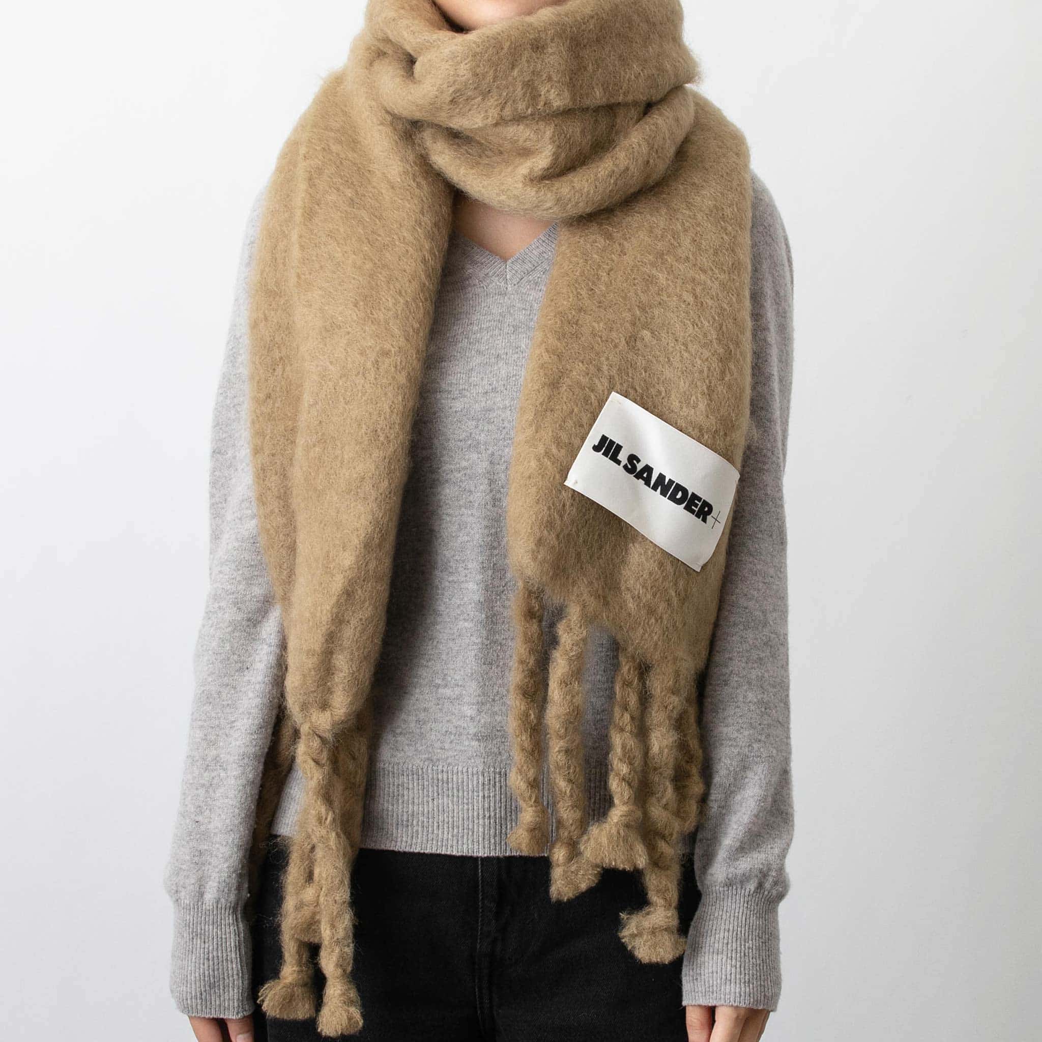 【10％OFFクーポン＆ポイント2倍】ジルサンダー JIL SANDER マフラー JILSANDER+ WOOL AND MOHAIR SCARF [ウール＆モヘアロングマフラー] レディース メンズ J40TE0118 J40041 3