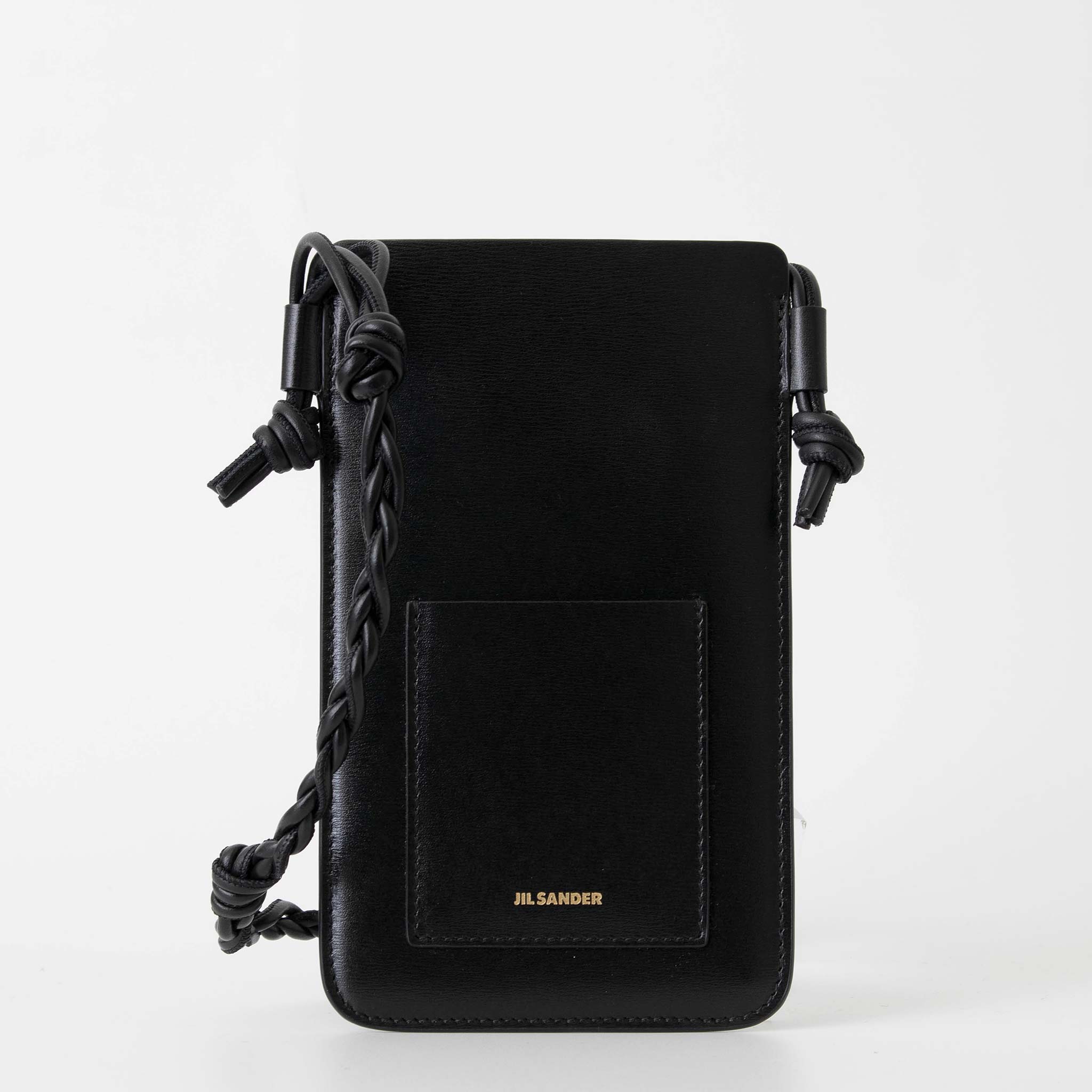 ���륵����� JIL SANDER �ե��󥱡��� ���ޥۥ������� �֥�å� TANGLE PHONE SLEEVE [���󥰥�ե��󥱡���] J07VL002...