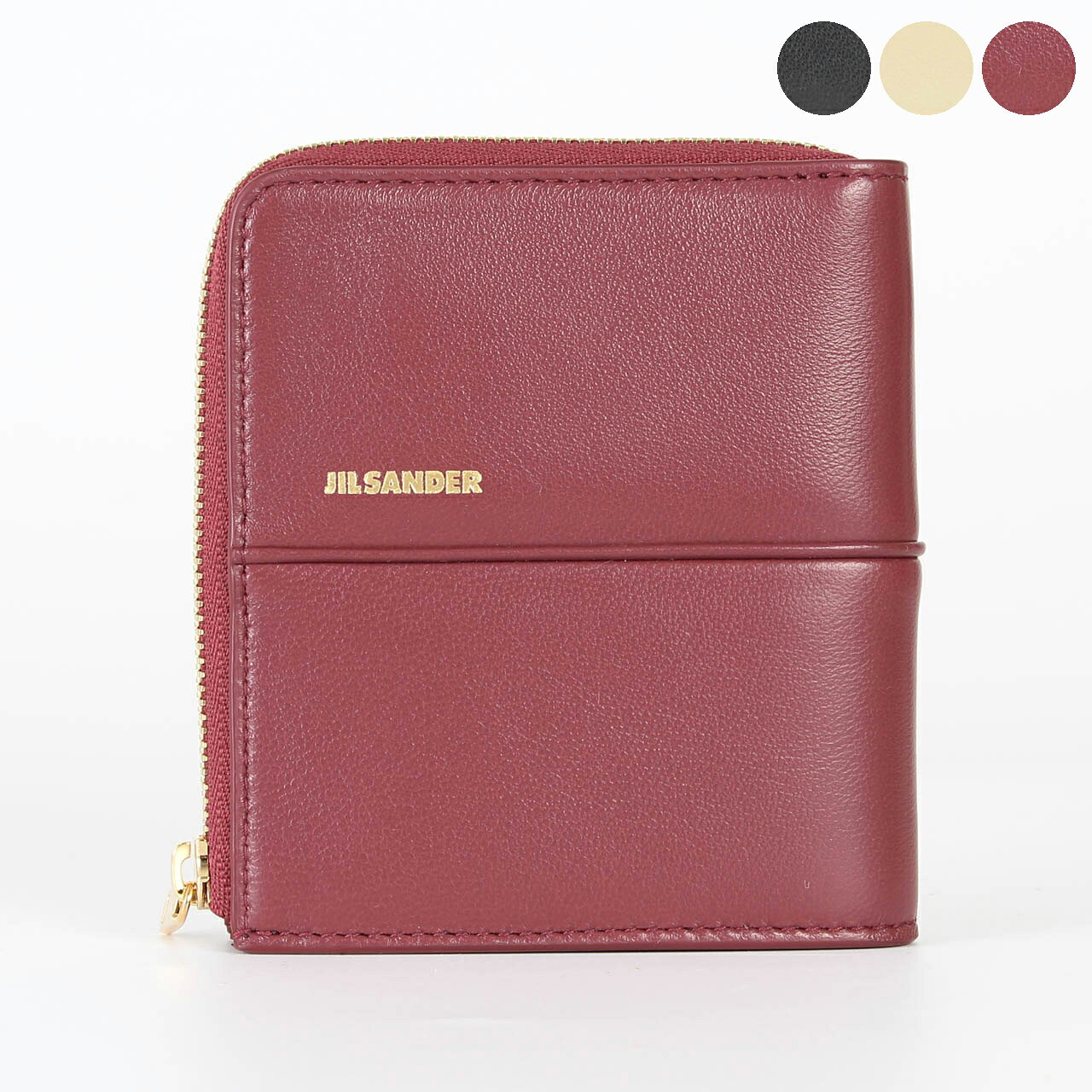 ジルサンダー JIL SANDER 財布 L字ファスナー財布/カードケース LINEA CREDIT CARD PURSE [リネア カードホルダー] レディース J07UI0028 P9331【2026AW】