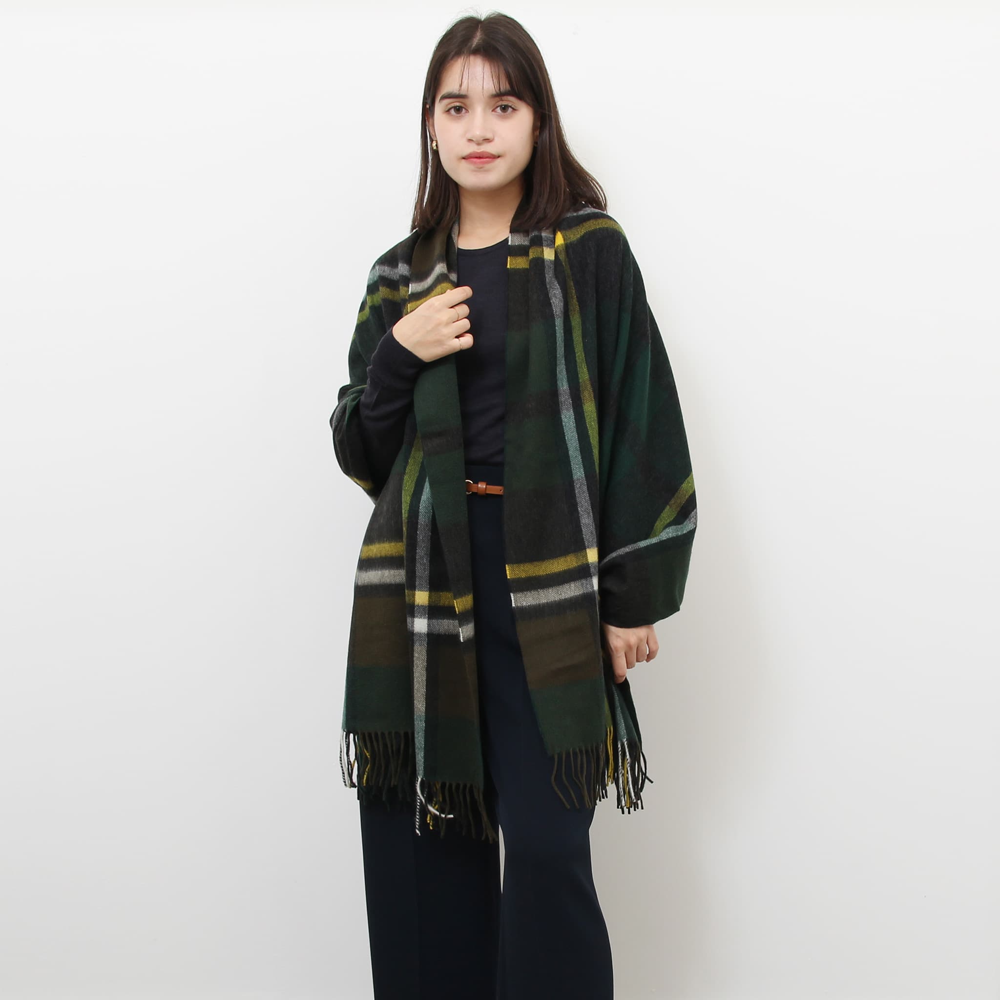 JOSHUA ELLISの大判ストールとKENTのカシミアケアブラシのセット CASHMERE STOLES ケント 洋服ブラシ[全18色]