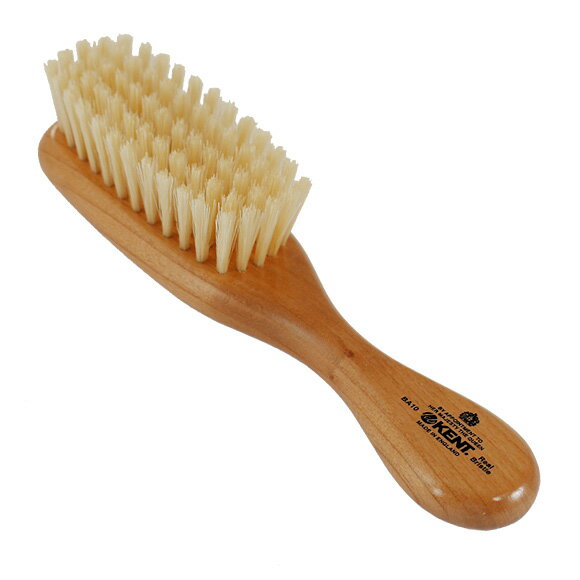 ケント KENT ベビーヘアブラシ ライトウッドブラウン LADIES FINEST SOFT PURE WHITE BRISTLE CHERRYWOOD BABY BRUSH BA10 5011637040050【英国】