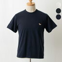 メゾン キツネ MAISON KITSUNE メンズ 半袖Tシャツ PROFILE FOX PATCH POCKET TEE-SHIRT GM00116 KJ0008 