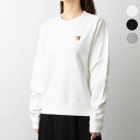 メゾン キツネ MAISON KITSUNE レディース スウェット FOX HEAD PATCH ADJUSTED SWEATSHIRT AW00303 KM0001