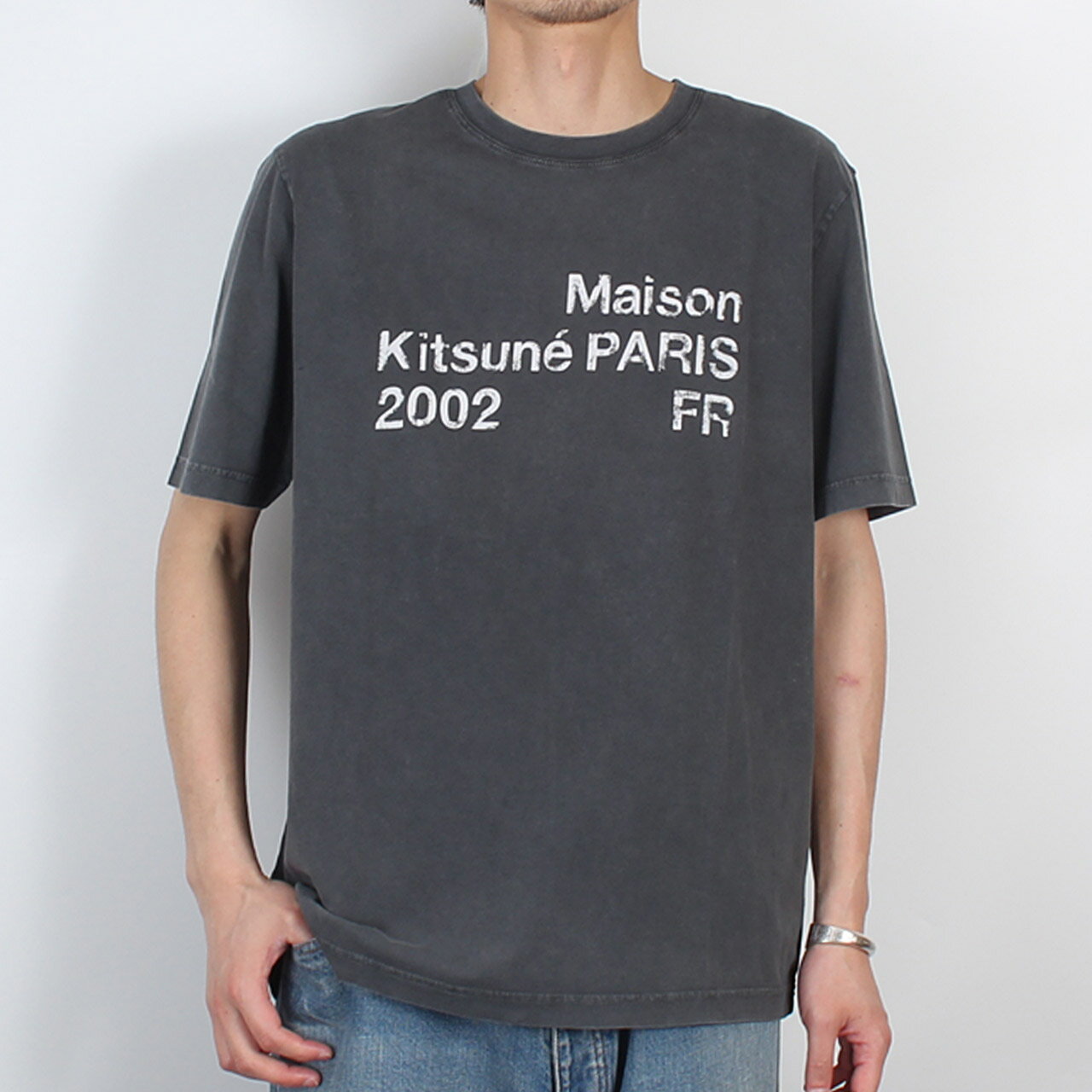 乐天商城 - メゾン キツネ MAISON KITSUNE 半袖Tシャツ 2002 FADED COMFORT TEE-SHIRT メンズ PM00124 KJ7036【2026SS】
