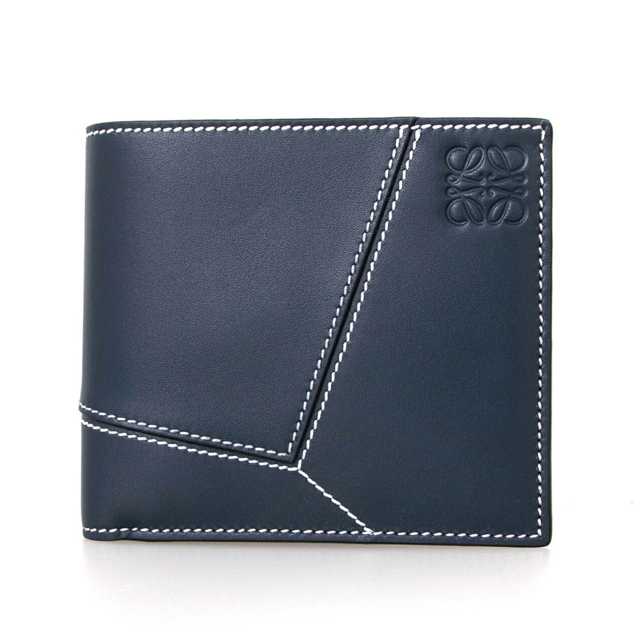 ロエベ LOEWE 財布 メンズ 二つ折り財布 オーシャン PUZZLE STITCHES BIFOLD COIN WALLET [パズルステッチ] C510501X01 5543 OCEAN【2022SS】