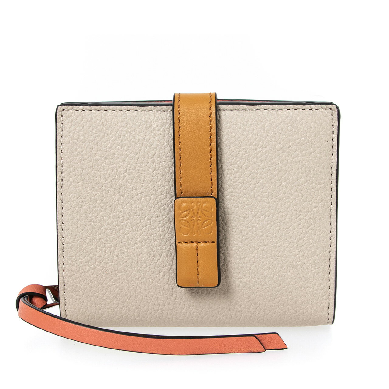 ロエベ LOEWE 財布 二つ折り財布 COMPACT ZIP WALLET コンパクト ジップウォレット レディース C660Z41X02 SOFT GRAINED CALF【ミニ財布】【2026SS】