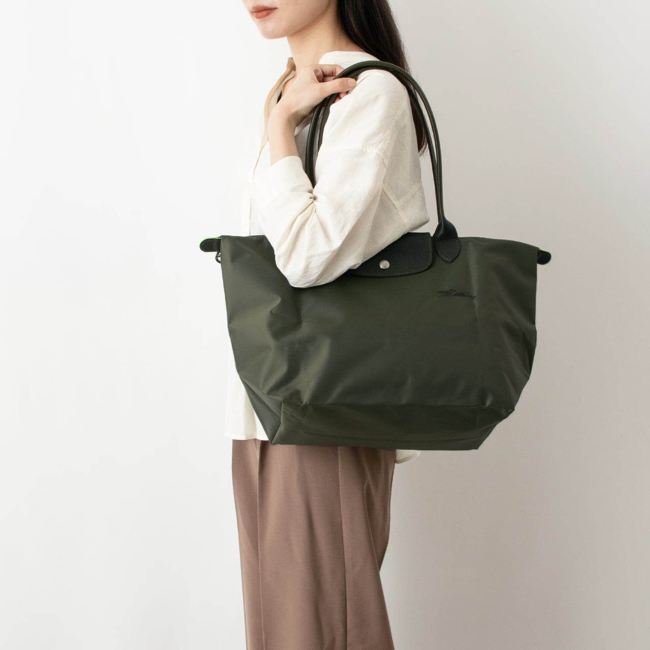ロンシャン LONGCHAMP バッグ トートバッグ LE PLIAGE GREEN SHOULDER BAG L [ル ...