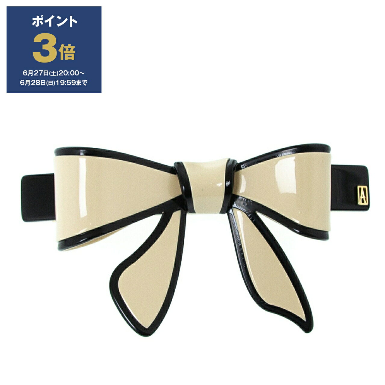 アレクサンドル ドゥ パリ ALEXANDRE DE PARIS バレッタ LES LISERAI TENDERLY BARRETTE レディース AA8-12689-03 8cm X NOIR