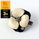 【5%OFFクーポン&ポイント3倍】アレクサンドル ドゥ パリ ALEXANDRE DE PARIS バレッタ サンドベージュ×ブラック CAMELIA ST ...