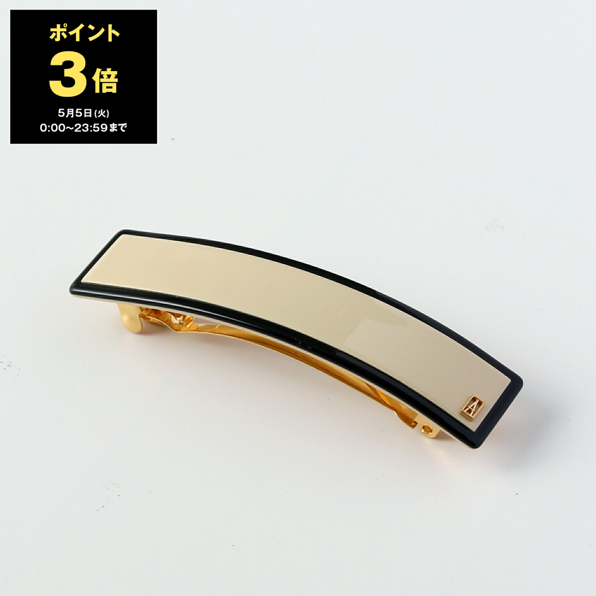 【ポイント3倍】アレクサンドル ドゥ パリ ALEXANDRE DE PARIS バレッタ LES LISERAI SAINT HONORE BARRETTE レディース 8cm AA8-14277-03 S VENDOME【2026SS-】