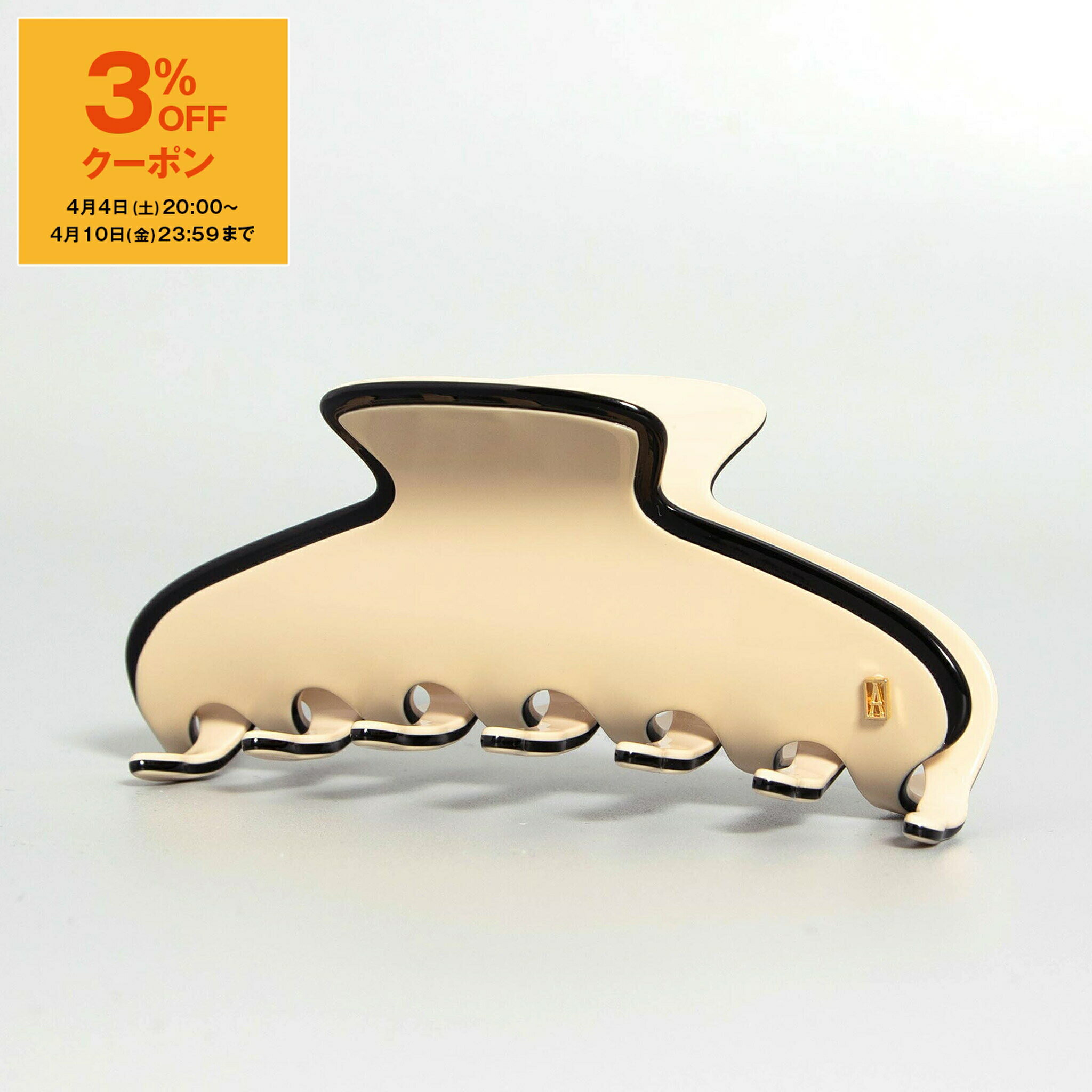 【3％OFFクーポン対象】アレクサンドル ドゥ パリ ALEXANDRE DE PARIS ヘアクリップ（ラージサイズ） LES LISERAI SAINT HONORE HAIR CLIP L レディース 11cm S VENDOME ACCL-14278-02【2025AW-】