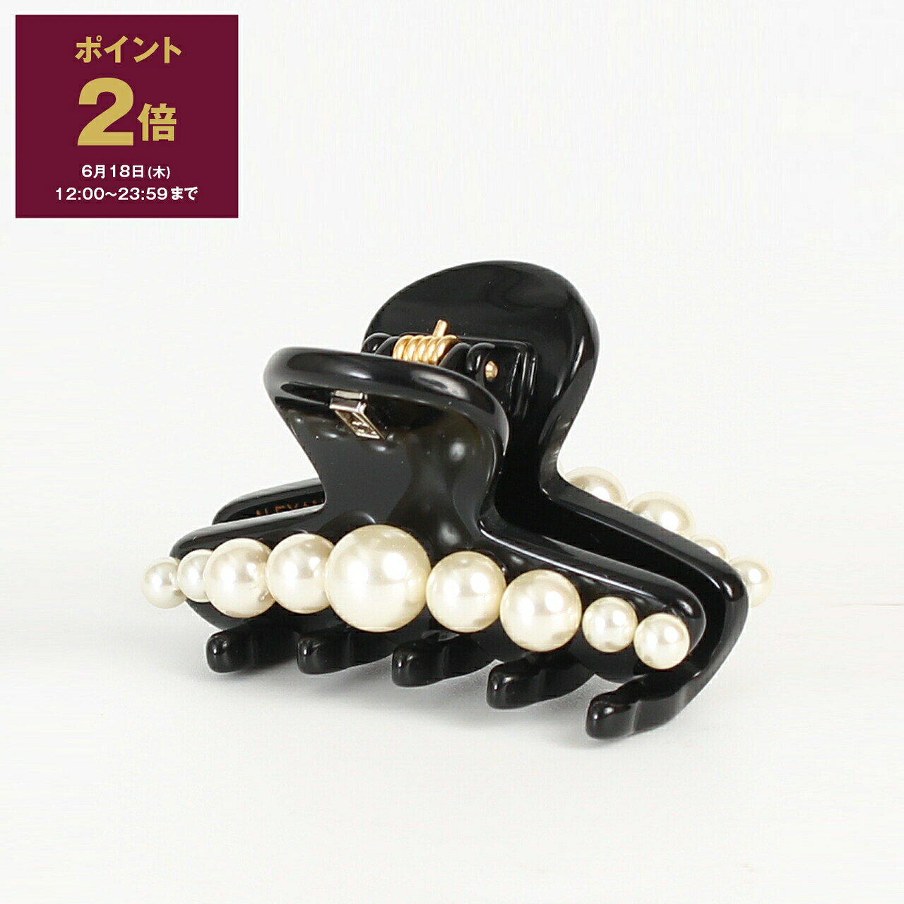 アレクサンドル ドゥ パリ ALEXANDRE DE PARIS ヘアクリップ LES PERLES GONCOURT HAIR CLIP S PERLEE  レディース ACCS-18010-03