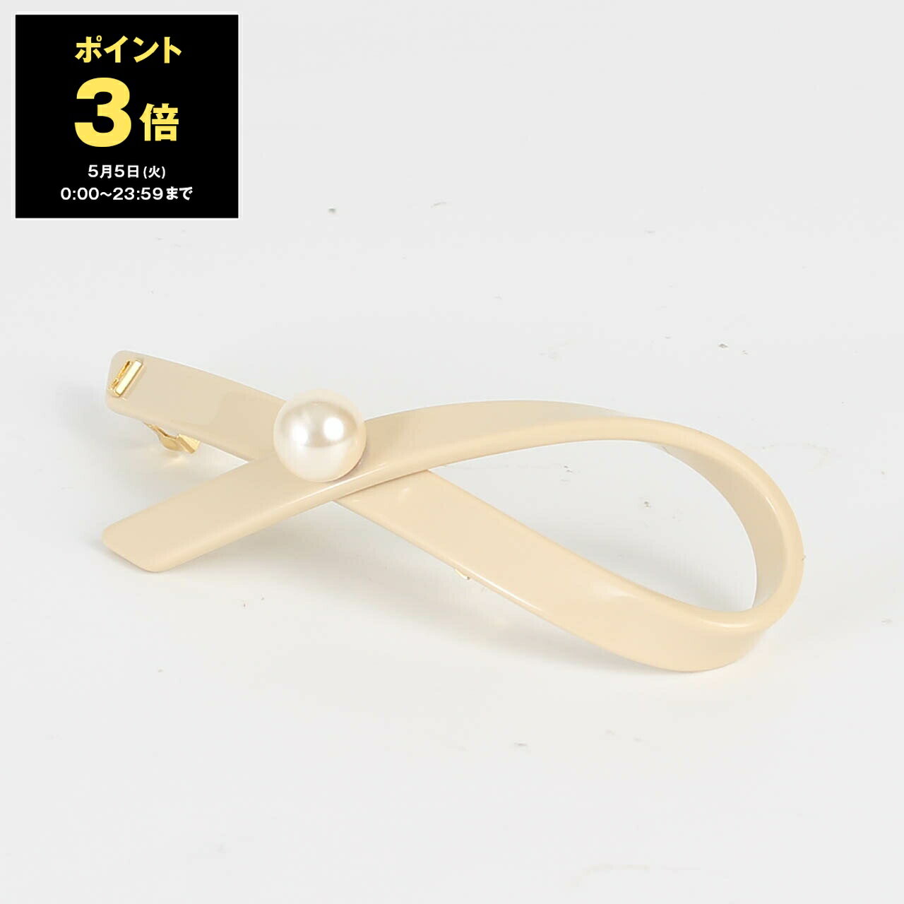 乐天商城 - 【ポイント3倍】アレクサンドル ドゥ パリ ALEXANDRE DE PARIS バレッタ LES PERLES LUTECE BARRETTE [TIMELESS バレッタ] レディース AA7-17641-05