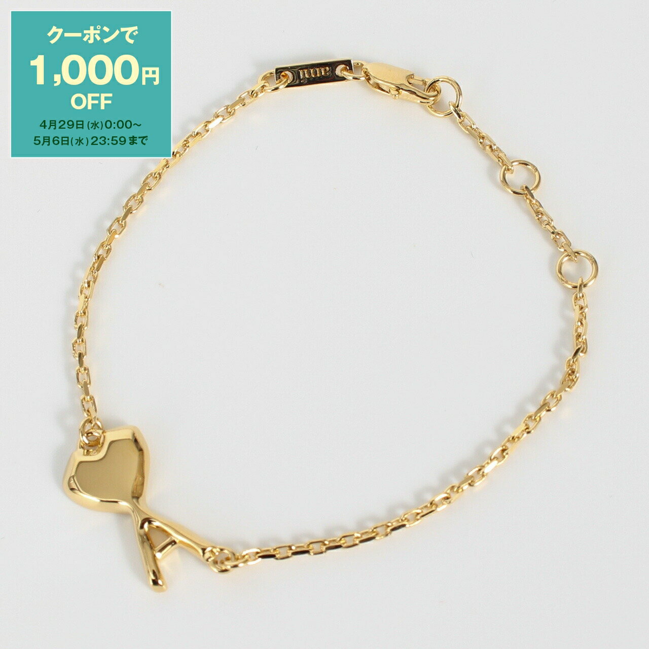 乐天商城 - 【1,000円クーポン対象】アミパリス AMI PARIS ブレスレット AMI DE COEUR THIN HAMMERED BRACELET [ADC ブレスレット] レディース メンズ UJW460.361【2026SS】