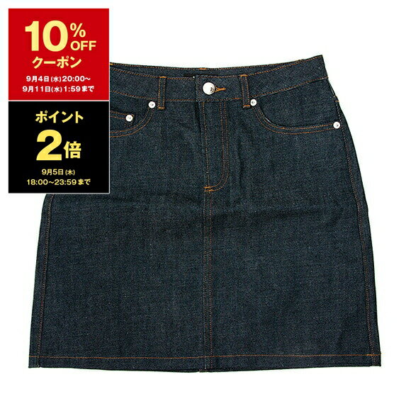 【5％OFFクーポン＆ポイント3倍】アーペーセー A.P.C. レディース デニムスカート インディゴ DENIM STANDARD SKIRT CODBS F06094 IAI INDIGO