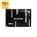 バレンシアガ 財布（メンズ） 【最大5,000円クーポン】バレンシアガ BALENCIAGA 財布 メンズ 三つ折り財布 CASH MINI WALLET BAL PARIS ALL OVER [キャッシュ] 594312 2AAOC