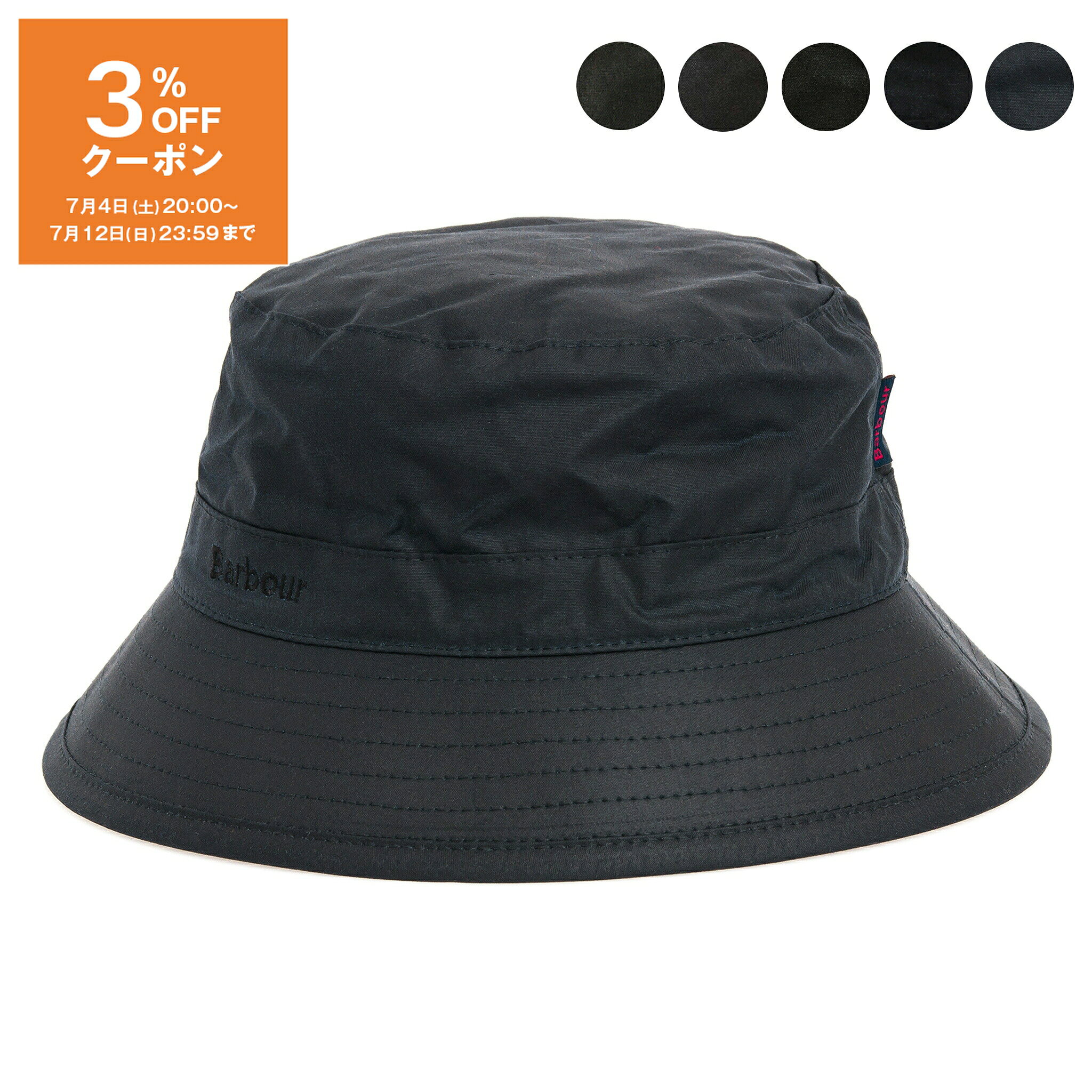 [3% OFF Coupon Eligible] Barbour BARBOUR Bucket Hat WAX SPORTS HAT [Waxed Cotton Sports Hat] Men's & Women's MHA0001 [Rain Gear] [British Brand] [2026SS-] [sun5]