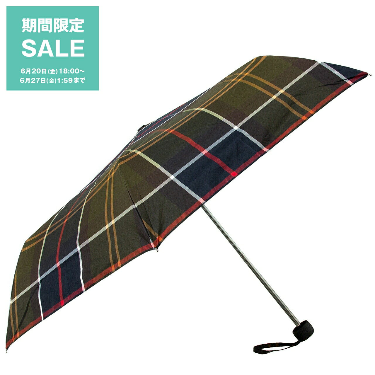 【ポイント5倍】バブアー BARBOUR 傘 折りたたみ傘 クラシックタータン PORTREE UMBRELLA メンズ レディース LAC0154 TN11 CLASSIC TARTAN【レイングッズ】【英国】【2025SS-】