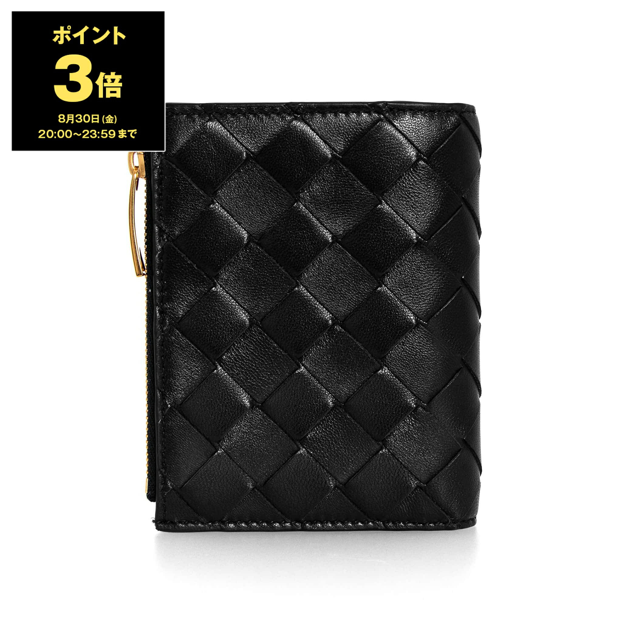 ボッテガヴェネタ 財布（レディース） 【5％OFFクーポン対象】ボッテガヴェネタ BOTTEGA VENETA 財布 レディース 二つ折り財布 INTRECCIATO SMALL BI-FOLD ZIP WALLET 742330 VCPP3【ミニ財布】