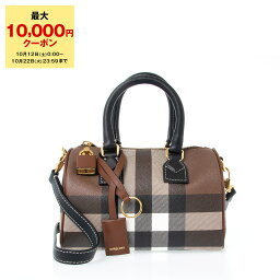 バーバリー ハンドバッグ（レディース） 【期間限定セール！5％OFF】バーバリー BURBERRY バッグ レディース 2WAYハンド/ショルダーバッグ MINI BOWLING BAG [ミニ ボウリングバッグ] 80696631 GC9:143118 A9011 DARK BIRCH BROWN CHK【英国】【2024SS】【mkd_5】