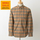 【期間限定セール】バーバリー BURBERRY メンズ シャツ アーカイブベージュ（ヴィンテージチェック柄） SIMPSON 80209661 108797 A7028 ARCHIVE BEIGE IP CHECK【英国】【mkd_10】