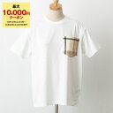 【期間限定セール！15％OFF】バーバリー BURBERRY レディース Tシャツ ホワイト CARRICKCHK 80559041 PKT 2:130828 A1464 WHITE【英国】【mkd_15】