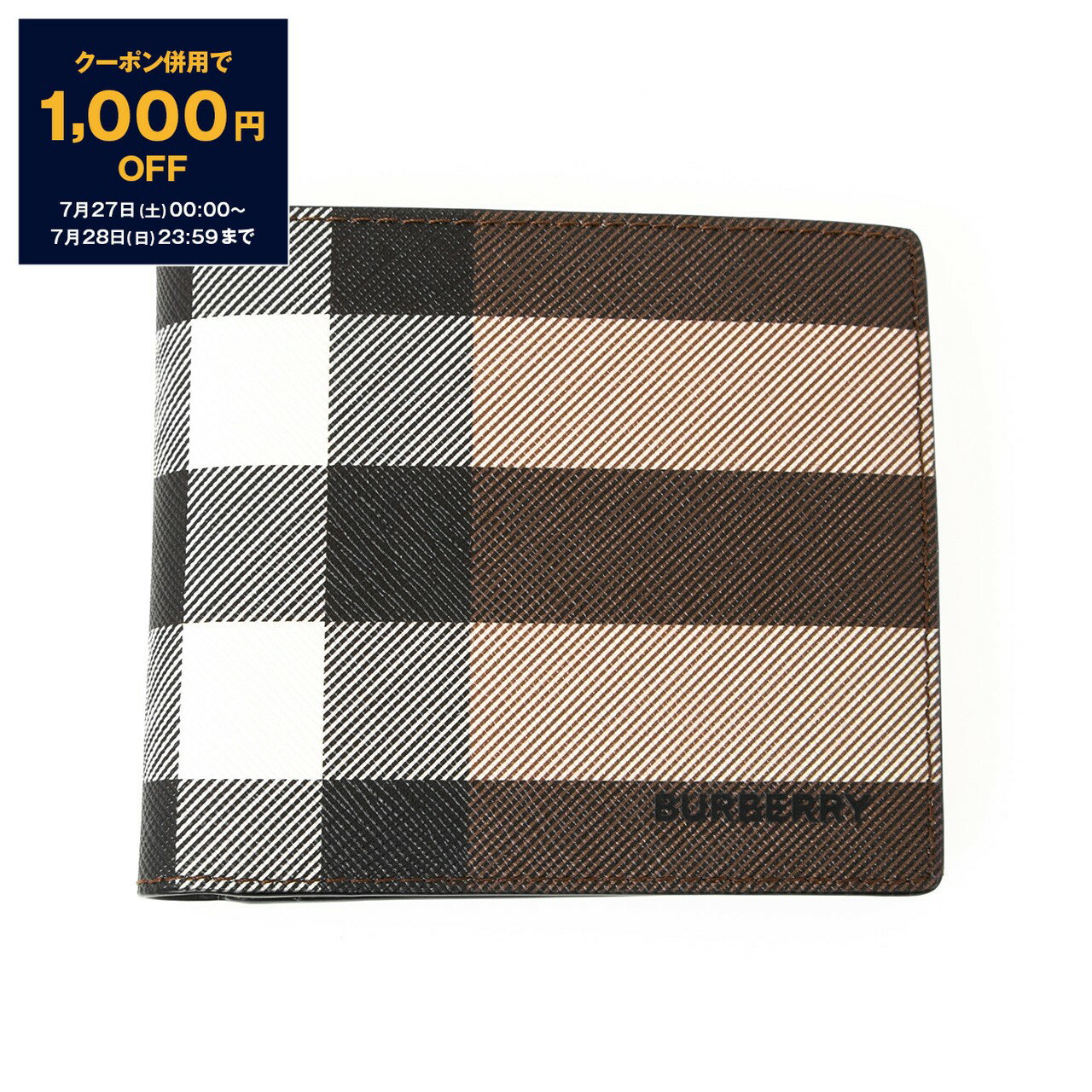 バーバリー 【10％OFFクーポン＆ポイント3倍】バーバリー BURBERRY 財布 メンズ 二つ折り財布（小銭入れ付き） CC BILL COIN [バイフォールド コインウォレット] 80528021 GC9:116398 A8900 DARK BIRCH BROWN【英国】【2024SS】