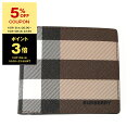 【ポイント10倍】バーバリー BURBERRY 財布 メンズ 二つ折り財布（小銭入れ付き） CC BILL COIN [バイフォールド コインウォレット] 80528021 GC9:116398 A8900 DARK BIRCH BROWN【英国】