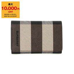 バーバリー キーケース 【ポイント3倍】バーバリー BURBERRY メンズ キーケース EVAN 80527991 GC9:116398 A8900 DARK BIRCH BROWN【英国】