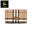 【5％OFFクーポン＆ポイント3倍】バーバリー BURBERRY 財布 レディース 三つ折り財布 LARK 80704161 DFC:143231 A7026 ARCHIVE BEIGE【ミニ財布】【英国】【2024SS】